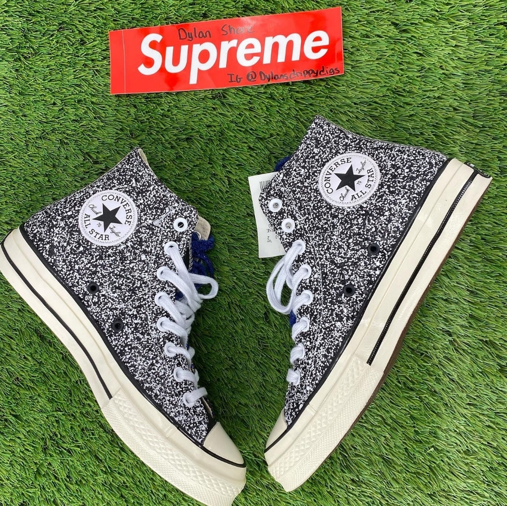 NWT Converse x Jw Anderson glitter gutter shoe! - Picture 3 of 6